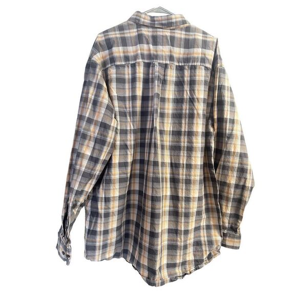Cinch Mens Multicolor Plaid Long Sleeve Button Down Western Shirt Size XXL - Picture 2 of 16